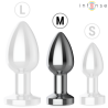 Intense - Plug Anal 10 Vibrations Métal Avec Télécommande M